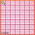 checked pvc printed table cloth with nonwoven backing